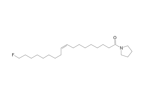 18-Fluoro-octadec-9-enoic acid, pyrrolidide