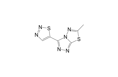 6-Methyl-3-(1,2,3-thiadiazol-5-yl)-[1,2,4]triazolo[3,4-b][1,3,4]thiadiazole