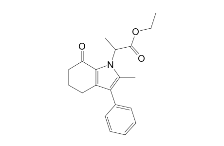 (S)-2-METHYL-3-PHENYL-1,4,5,6-TETRAHYDRO-7H-INDOL-7-OXO-1-(2-METHYL)-ACETIC-ACID-ETHYLESTER