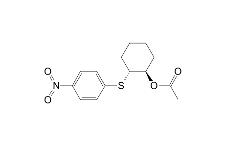 Cyclohexanol, 2-[(4-nitrophenyl)thio]-, acetate (ester), trans-