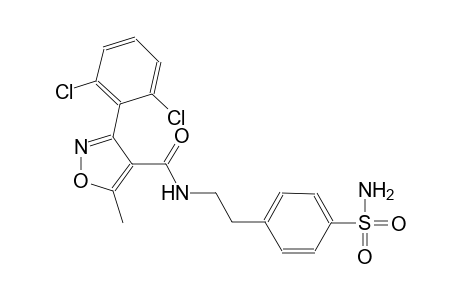 N-{2-[4-(aminosulfonyl)phenyl]ethyl}-3-(2,6-dichlorophenyl)-5-methyl-4-isoxazolecarboxamide