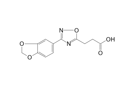 1,2,4-Oxadiazole-5-propanoic acid, 3-(1,3-benzodioxol-5-yl)-