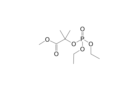 2-Diethoxyphosphoryloxy-2-methyl-propionic acid methyl ester