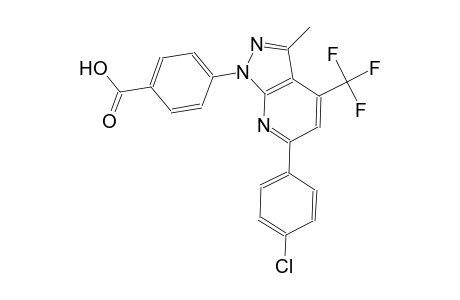 benzoic acid, 4-[6-(4-chlorophenyl)-3-methyl-4-(trifluoromethyl)-1H-pyrazolo[3,4-b]pyridin-1-yl]-