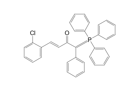 (E)-4-(2-chlorophenyl)-1-phenyl-1-triphenylphosphoranylidene-3-buten-2-one