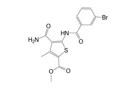 methyl 4-(aminocarbonyl)-5-[(3-bromobenzoyl)amino]-3-methyl-2-thiophenecarboxylate