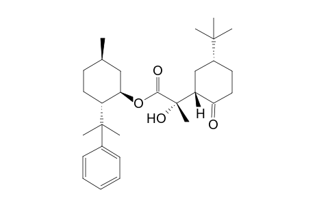 (2S,3S)-5-Methyl-2-(1-methyl-1-phenylethyl)cyclohexyl 2-hydroxy-2-(2-oxo-5-tert-butylcyclohexyl)propanoate
