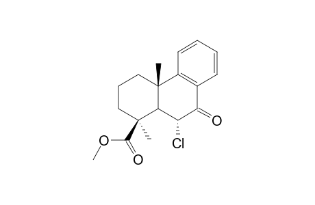 Methyl 6.alpha.-chloro-7-oxopodocarpa-8,11,13-trien-19-oate