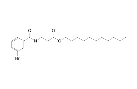 .beta.-Alanine, N-(3-bromobenzoyl)-, undecyl ester