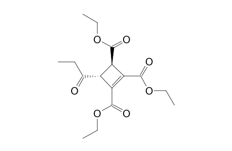 TRIETHYL-4-PROPIONYL-CYCLOBUT-1-ENE-1,2,3-TRICARBOXYLATE