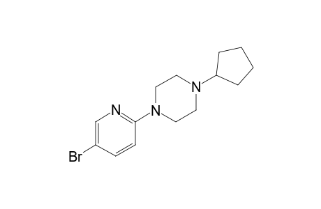 1-(5-Bromopyridin-2-yl)-4-cyclopentylpiperazine