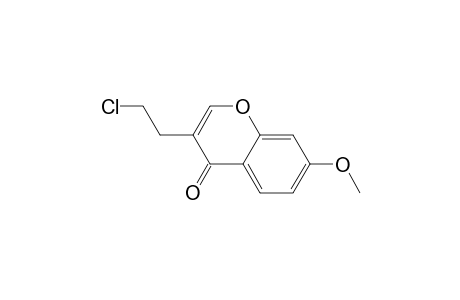 4H-1-Benzopyran-4-one, 3-(2-chloroethyl)-7-methoxy-