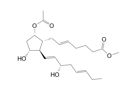 9-O-Acetoxy-PGF(3.alpha.) methyl ester