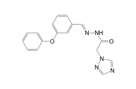 N'-[(E)-(3-phenoxyphenyl)methylidene]-2-(1H-1,2,4-triazol-1-yl)acetohydrazide