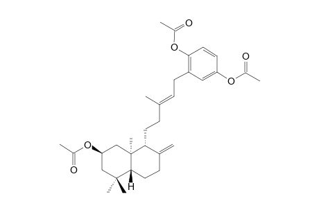 2-BETA-ACETOXY-15-PHENYL-(22,25-ACETOXY)-ENT-LABDA-8(17),13(E)-DIENE