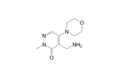 4-(Aminomethyl)-2-methyl-5-(morpholin-4-yl)pyridazin-3(2H)-one