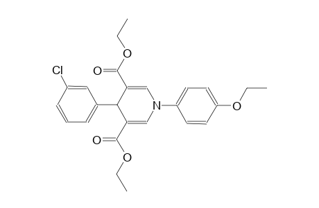 3,5-pyridinedicarboxylic acid, 4-(3-chlorophenyl)-1-(4-ethoxyphenyl)-1,4-dihydro-, diethyl ester