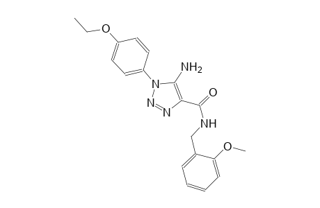 1H-1,2,3-triazole-4-carboxamide, 5-amino-1-(4-ethoxyphenyl)-N-[(2-methoxyphenyl)methyl]-