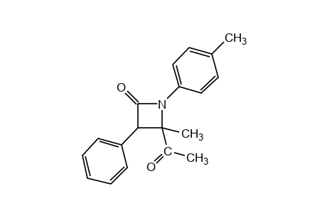 4-Acetyl-4-methyl-3-phenyl-1-p-tolyl-2-azetidinone