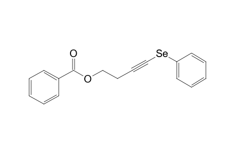 4-Phenylselanylbut-3-ynyl benzoate
