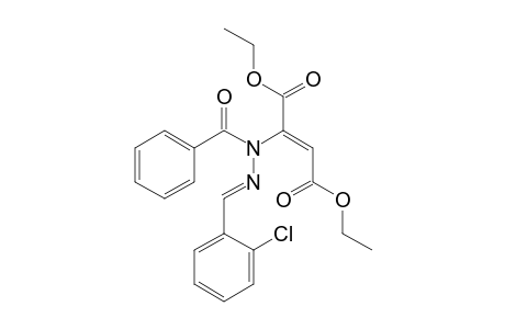 Diethyl 2-[(E)-1-Benzoyl-2-(2-chlorobenzylidene)hydrazinyl]fumarate