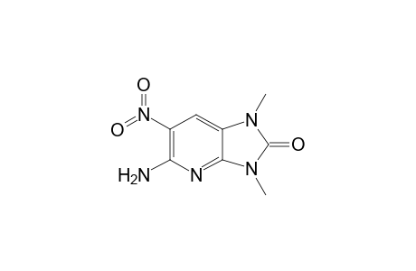 1H-Imidazo[4,5-b]pyridin-2(3H)-one, 1,3,5-trimethyl-6-nitro-