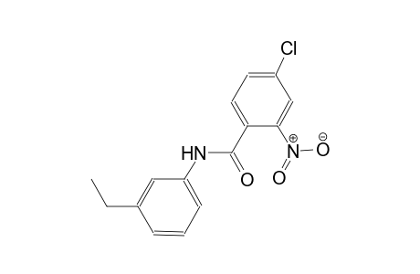 4-chloro-N-(3-ethylphenyl)-2-nitrobenzamide