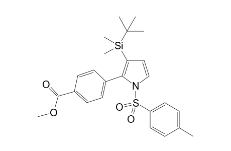 Methyl 4-(3-(tert-butyldimethylsilyl)-1-tosyl-1H-pyrrol-2-yl)benzoate