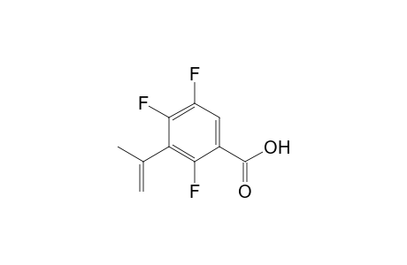 2,4,5-Trifluoro-3-(1-methylethenyl)benzoic acid