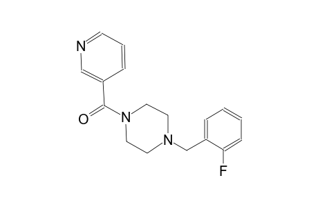 1-(2-fluorobenzyl)-4-(3-pyridinylcarbonyl)piperazine