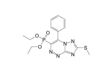 7-METHYLMERCAPTO-4-PHENYL-[1,2,4]-TRIAZOLO-[3,2-C]-[1,2,4]-TRIAZIN-3-YL-PHOSPHONIC-ACID-DIETHYLESTER