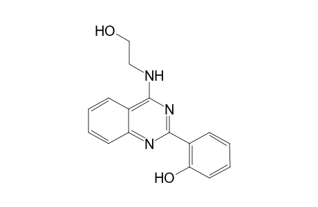 2-(4-[(2-Hydroxyethyl)amino]-2-quinazolinyl)phenol