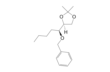 [4S,4(1S)]-4-(1-(Benzyloxy)pentyl]-2,2-dimethyl-1,3-dioxolane