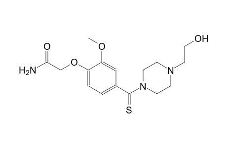 acetamide, 2-[4-[[4-(2-hydroxyethyl)-1-piperazinyl]carbonothioyl]-2-methoxyphenoxy]-