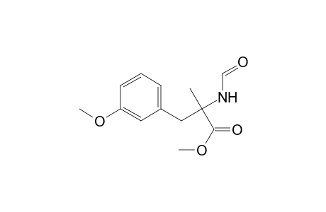 N-Formyl-3-(3'-methoxyphenyl)-2-methylalanin methyl ester