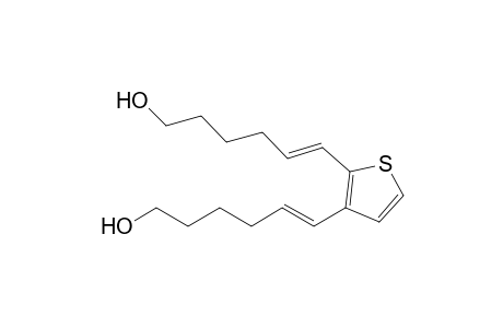 2,3-Bis[(1E)hex-1-en-6-ol-1-yl]thiophene
