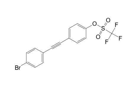 1-(4-Bromophenyl)-2-[(4-trifluoromethanesulfonyloxy)phenyl]ethyne