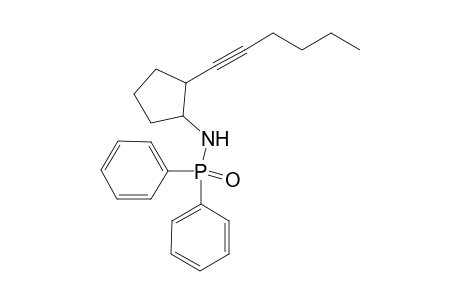 N-[2-(Hex-1'-ynyl)cyclopentyl]-diphenylphosphinic Acid - Amide