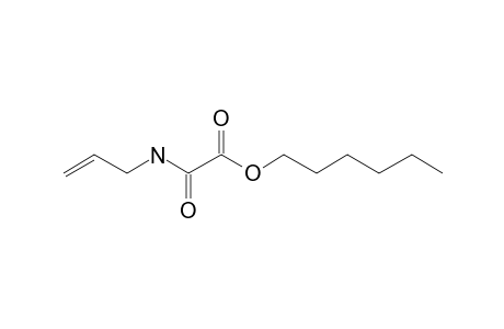 Oxalic acid, monoamide, N-allyl-, hexyl ester