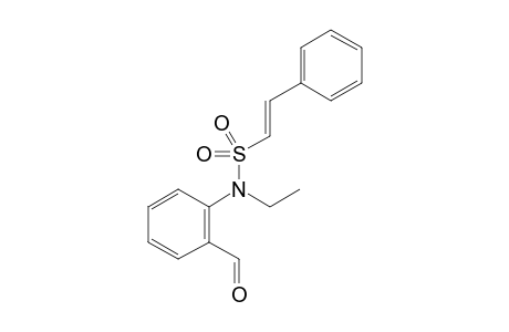 (E)-N-Ethyl-N-(2-formylphenyl)-2-phenylethenesulfonamide