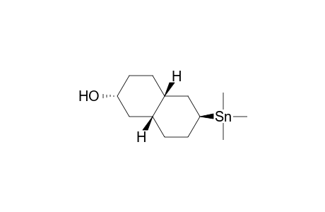 trans,trans,cis-6-(Trimethylstannyl)-2-decalol