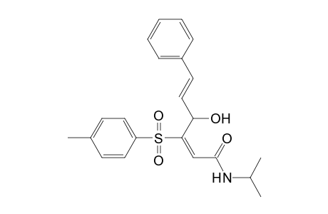 2,5-Hexadienamide, 4-hydroxy-N-(1-methylethyl)-3-[(4-methylphenyl)sulfonyl]-6-phenyl-, (E,E)-