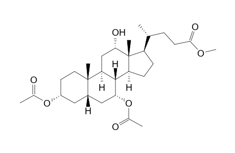 Cholic acid, methyl ester, 3,7-diacetate
