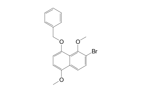 4-BENZYLOXY-6-BROMO-1,5-DIMETHOXY-NAPHTHALENE
