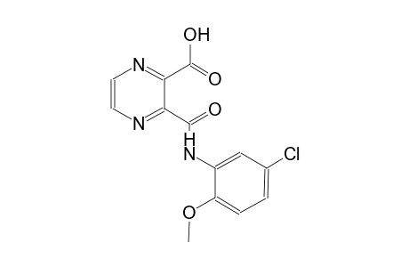 2-pyrazinecarboxylic acid, 3-[[(5-chloro-2-methoxyphenyl)amino]carbonyl]-