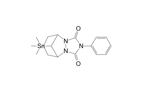 4-Phenyl-11-trimethylstannyl-2,4,6-triazatricyclo[5.3.1.0(2,6)]undecane-3,5-dione