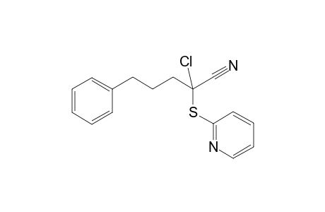 2-Chloro-2-(2'-thiopyridyl)butanitrile