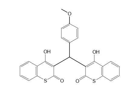 3,3'-(p-METHOXYBENZYLIDENE)BIS[4-HYDROXY-1-THIOCOUMARIN]