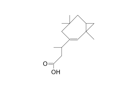(.beta.-R,1R,7S).beta.,1,5,5-Tetramethyl-bicyclo(5.1.0)oct-2-en-3-propionic acid