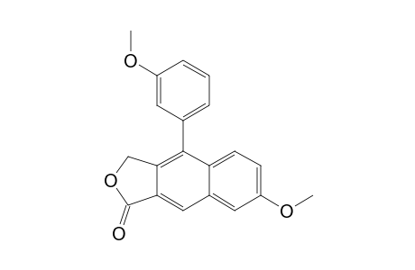 Naphtho[2,3-c]furan-1(3H)-one, 7-methoxy-4-(3-methoxyphenyl)-